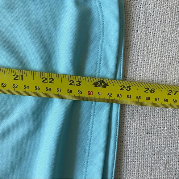 NIKE Golf Tour Performance  Aqua Blue Sleeveless Polo Tank Top Size M - Picture 8 of 8